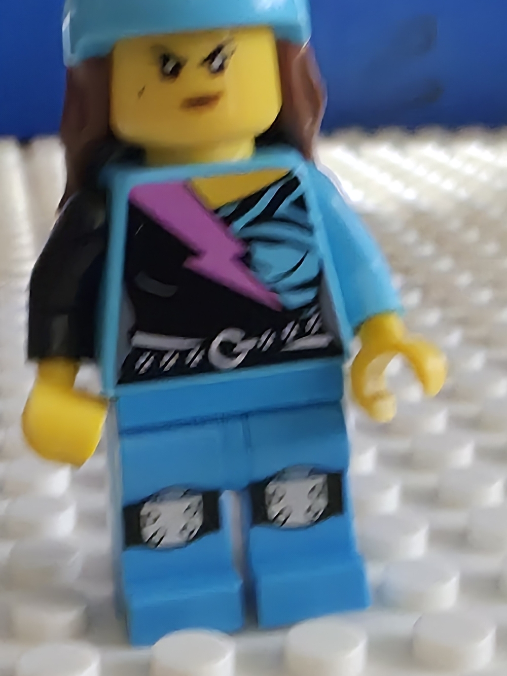 Lego Skater Rock Girl With Scooter